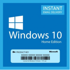 Windows 10 Home (KW9-00265) - Product Key 32/64 Bit Digital license key Instant Delivery