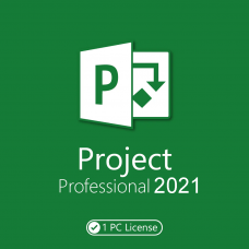 Microsoft Project 2021 ESD, миттєва цифрова доставка ліцензійного ключа продукту