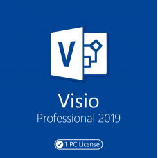 Microsoft Visio 2019 ESD, миттєва цифрова доставка ліцензійного ключа продукту