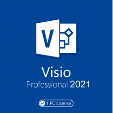 Microsoft Visio 2021 ESD, миттєва цифрова доставка ліцензійного ключа продукту